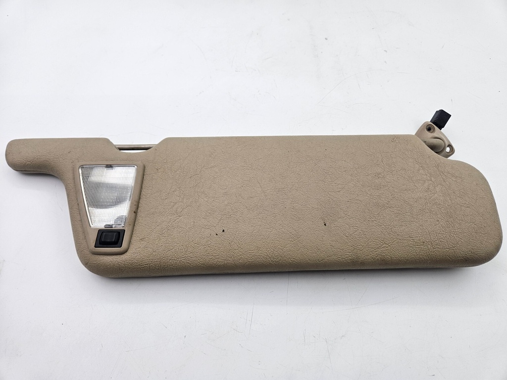 SUN VISOR JAGUAR XJS FACELIFT PASSENGER DOESKIN LEFT LH SUNVISOR MIRROR LIGHT