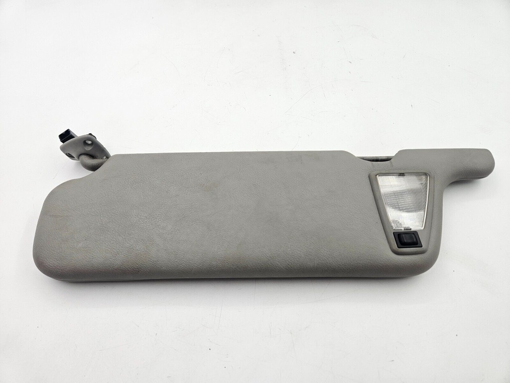 SUN VISOR JAGUAR XJS FACELIFT DRIVERS GREY RIGHT RH O/S SUNVISOR MIRROR LIGHT