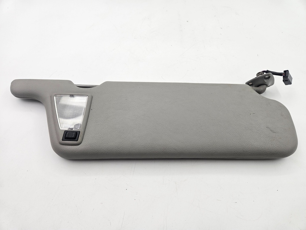 SUN VISOR JAGUAR XJS FACELIFT PASSENGER GREY LEFT LH SUNVISOR MIRROR LIGHT