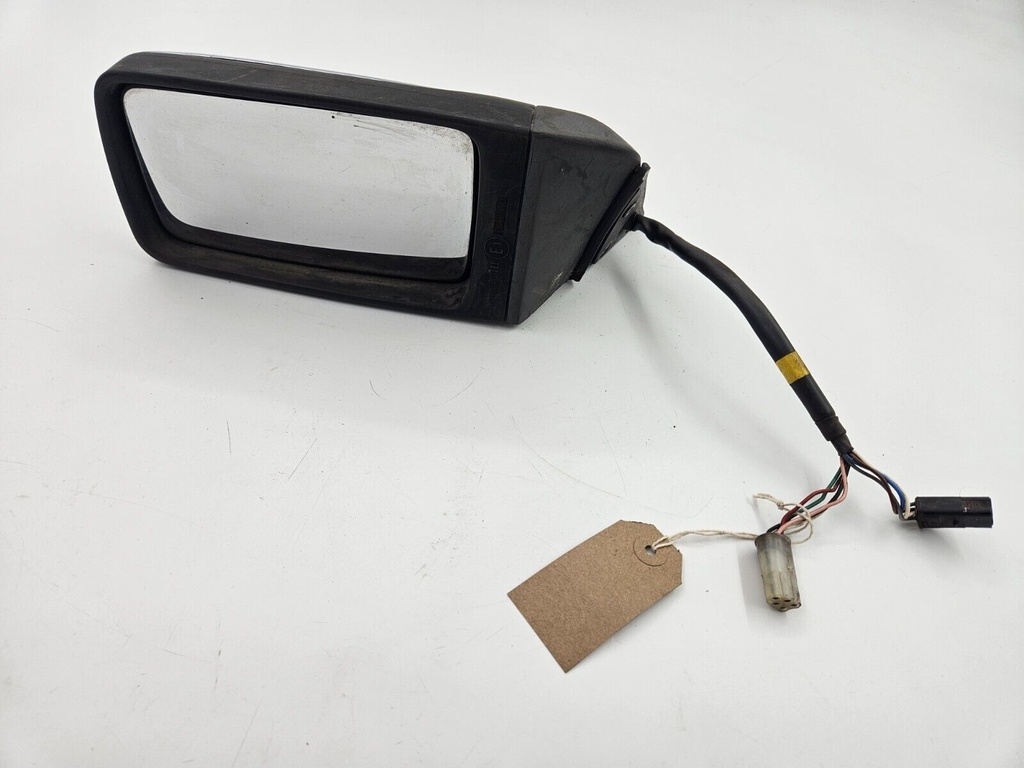 WING DOOR MIRROR JAGUAR XJ40 RHD LEFT PASSENGER 9 WIRE BLACK WHITE PLUG MEMORY