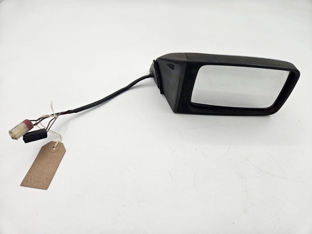 WING DOOR MIRROR JAGUAR XJ40 RHD RIGHT SIDE DRIVERS 5 WIRE BLACK WHITE PLUG