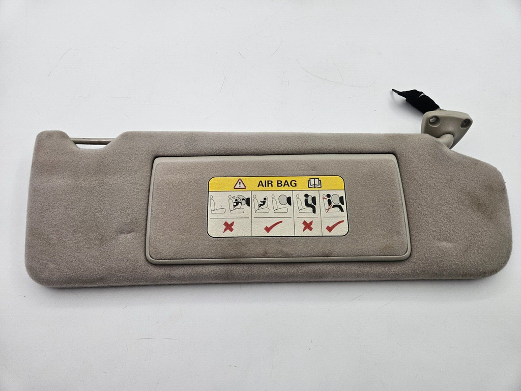 SUN VISOR JAGUAR X308 RIGHT DRIVERS OATMEAL SUNVISOR BLIND MIRROR PANEL LIGHT