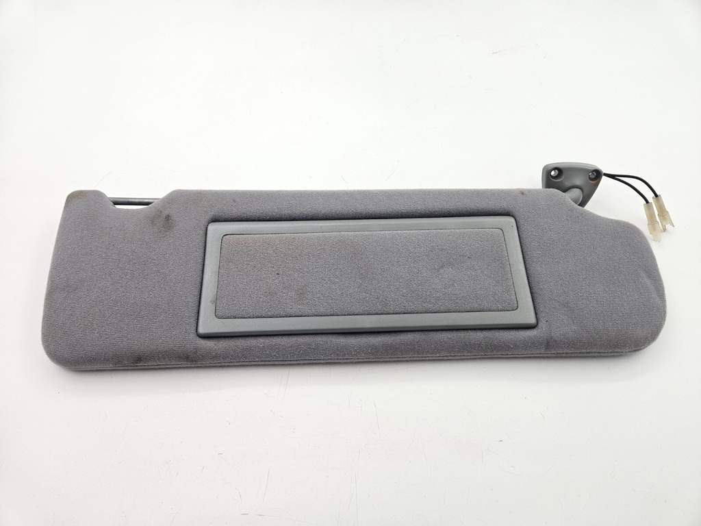 SUN VISOR JAGUAR XJ40 GREY DRIVERS RIGHT SUNVISOR MIRROR FLAP INTERIOR LIGHT