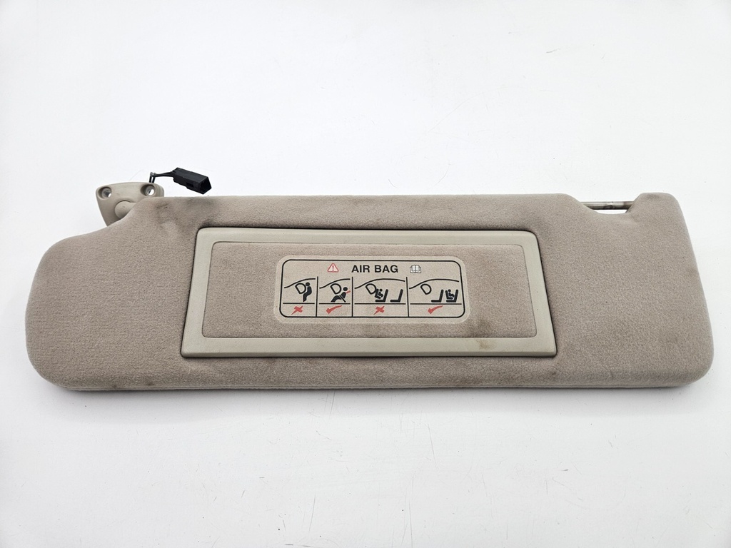 SUN VISOR JAGUAR X300 LEFT PASSENGER OATMEAL SUNVISOR BLIND MIRROR PANEL LIGHT