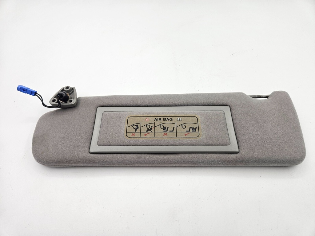 SUN VISOR JAGUAR X300 LEFT PASSENGER GREY SUNVISOR BLIND MIRROR PANEL LIGHT