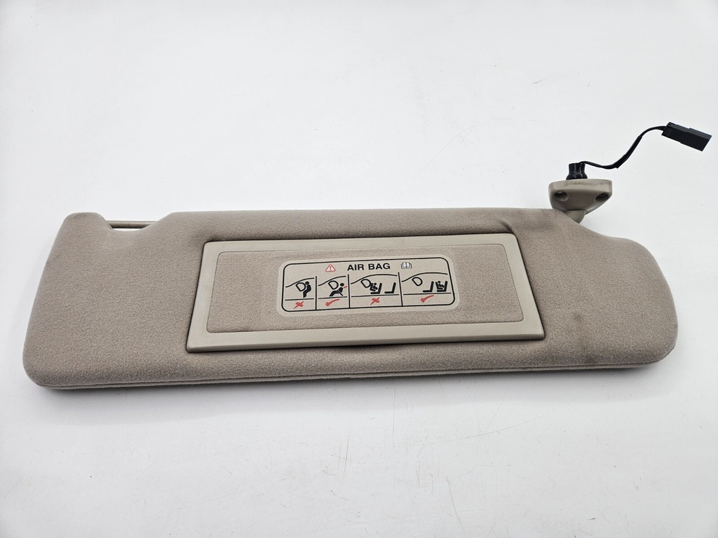 SUN VISOR JAGUAR X300 RIGHT DRIVERS OATMEAL SUNVISOR BLIND MIRROR PANEL LIGHT