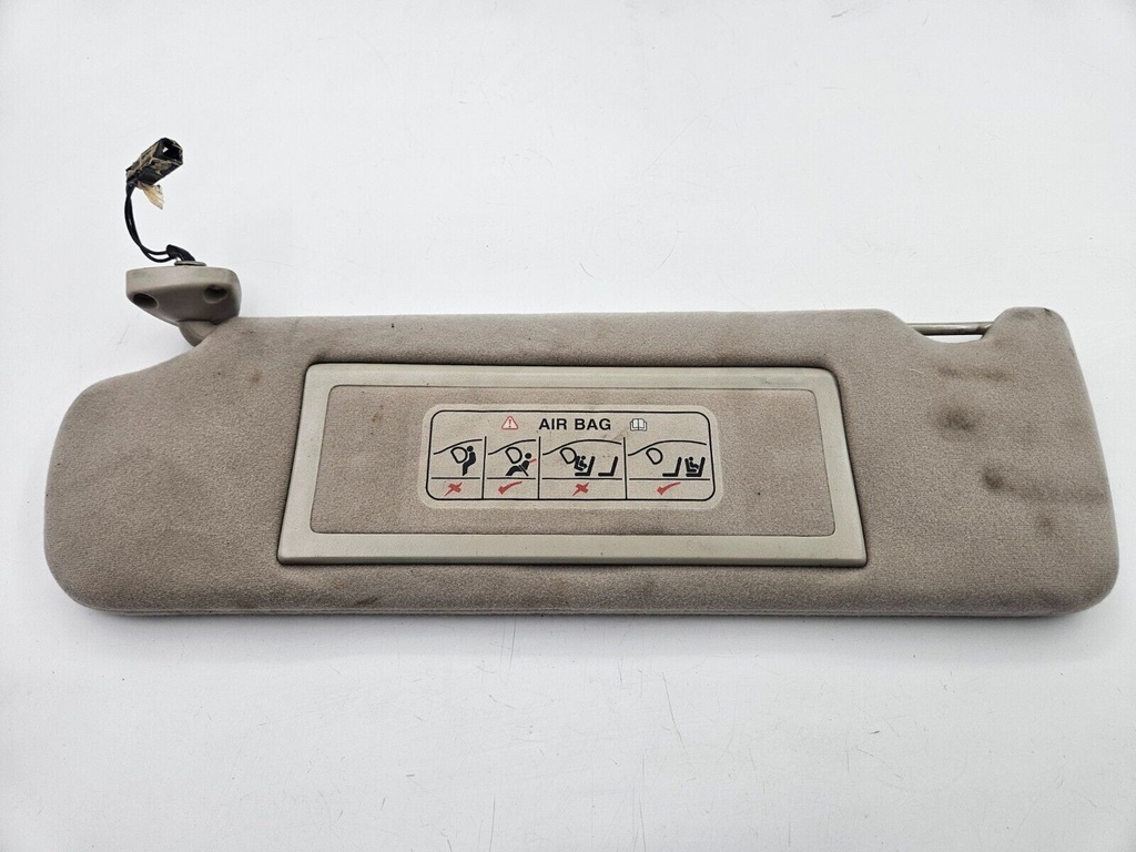 SUN VISOR JAGUAR X300 LEFT PASSENGER OATMEAL SUNVISOR BLIND MIRROR PANEL LIGHT