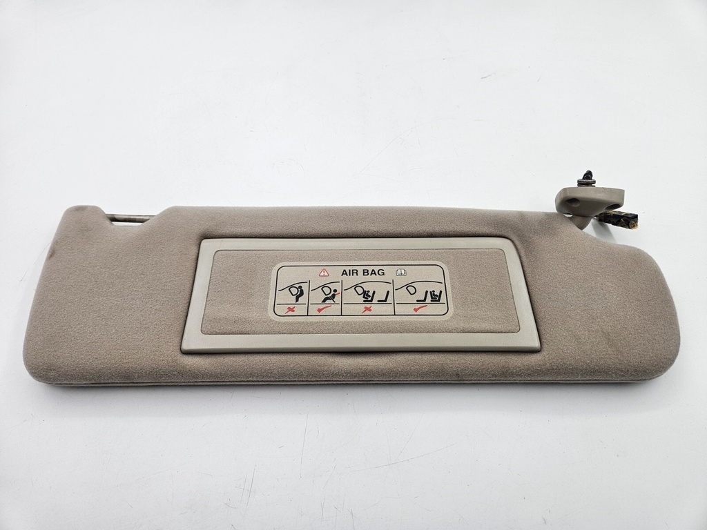 SUN VISOR JAGUAR X300 RIGHT DRIVERS OATMEAL SUNVISOR BLIND MIRROR PANEL LIGHT