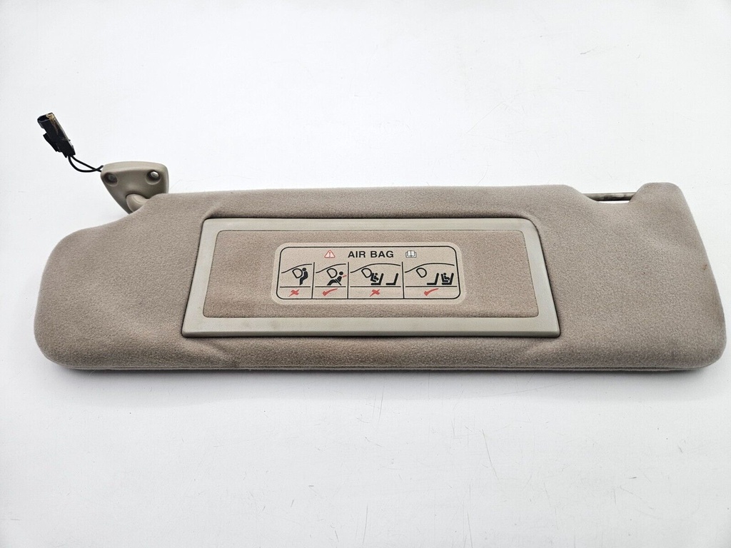 SUN VISOR JAGUAR X300 LEFT PASSENGER OATMEAL SUNVISOR BLIND MIRROR PANEL LIGHT