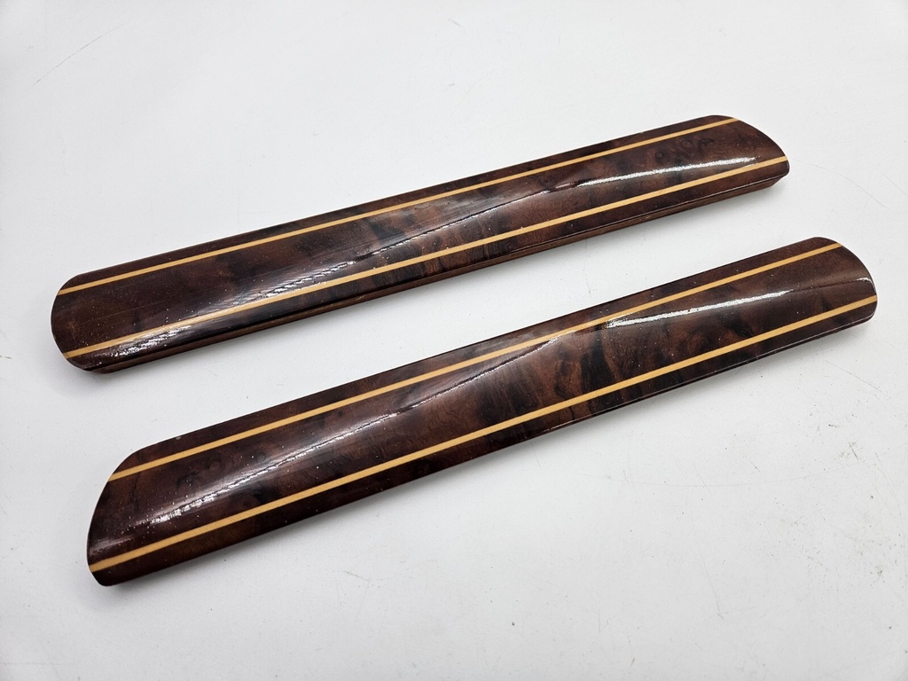 CAPPING JAGUAR XJS HE CONVERTIBLE DOOR PANEL STRIP VENEER INTERIOR BURR WALNUT