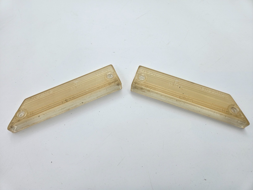 REVERSE NUMBER PLATE LENS JAGUAR XJS PRE FACELIFT PAIR REAR TAIL LIGHT SET LAMP