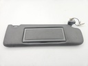 SUN VISOR JAGUAR XJ40 GREY LDY LEATHER DRIVERS RIGHT SUNVISOR MIRROR FLAP LIGHT