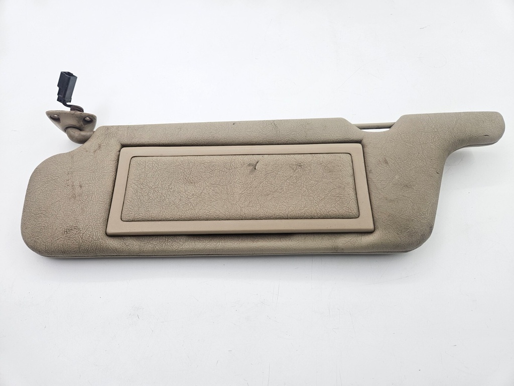SUN VISOR JAGUAR XJS FACELIFT PASSENGER DOESKIN LEFT LH SUNVISOR MIRROR LIGHT