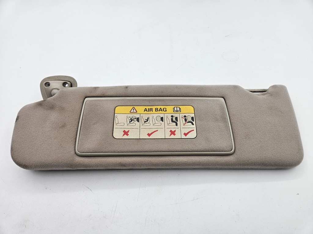 SUN VISOR JAGUAR X308 LEFT PASSENGER OATMEAL SUNVISOR BLIND MIRROR PANEL LIGHT