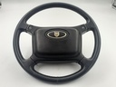 JAGUAR XJS V12 FACELIFT STEERING WHEEL BLACK LEATHER HORN BUTTON BEC8361 CBC9241