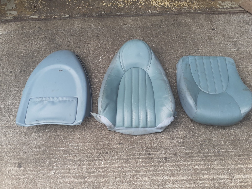 JAGUAR PASSENGER SEAT XK8 X100 TEAL LEATHER FRONT LEFT NEARSIDE SEAT