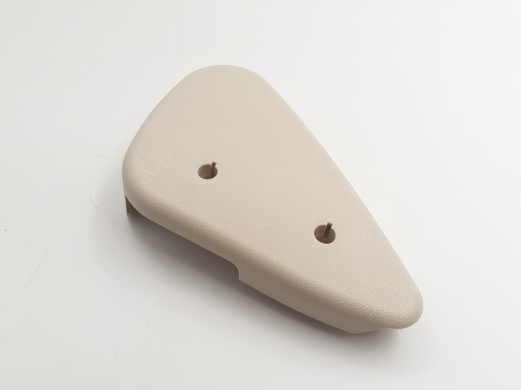 SEAT HINGE OUTTER RIGHT HAND TRIM END JAGUAR XK8 REAR SEAT HINGE COVER OATMEAL