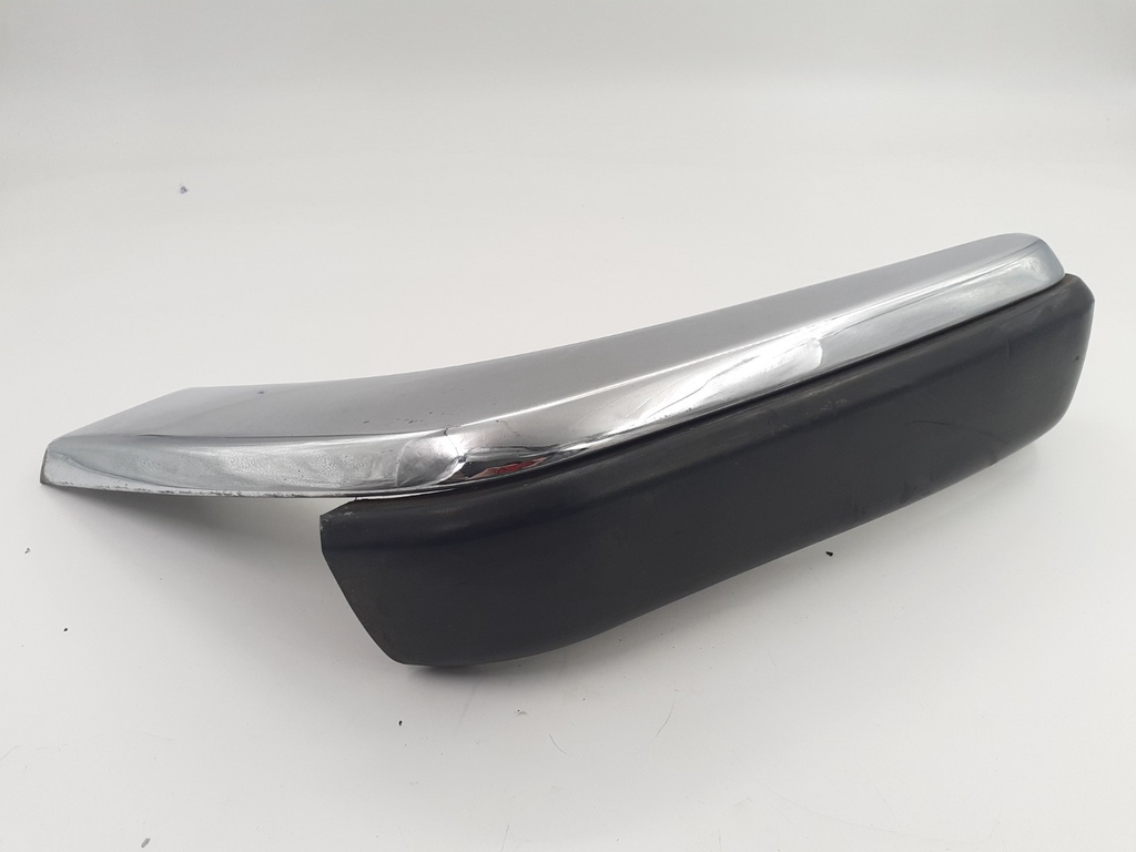 FRONT XJS NS LEFT PASSENGER BUMPER CHROME TRIM BUMPER CORNER TRIM JAGUAR XJS
