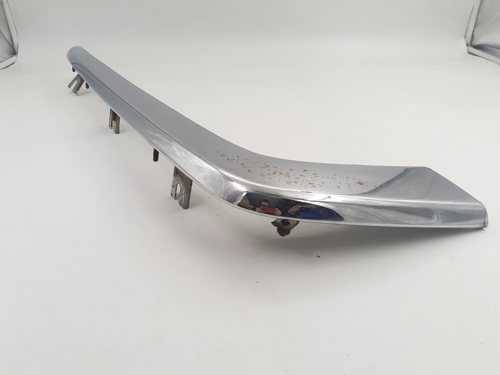 XJS REAR CORNER CHROME LEFT PASSENGER SIDE SECTION BUMPER WITHOUT BLADE RUBBER
