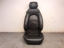 FRONT RIGHT LEATHER SEAT JAGUAR 2000-2006 LATE XK8 X100 BLACK USED CHARCOAL LEG