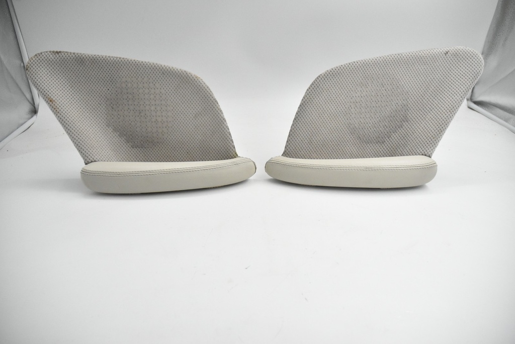 JAGUAR XK8 COUPE REAR IVORY NED DOOR CARD INTERIOR TRIM PANEL LEATHER PAIR