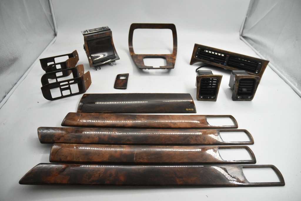 JAGUAR XJ6 XJ12 X300 WALNUT WOOD SET VENEER FASCIA DASH SKI SLOPE CAPPINGS SWB