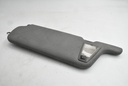 SUN VISOR JAGUAR XJS FACELIFT PASSENGER GREY RIGHT RH SUNVISOR MIRROR LIGHT