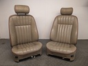 XJ40 FRONT SEATS JAGUAR LEATHER SEAT COVERS AND FOAM INTERIOR PAIR LEFT RIGHT