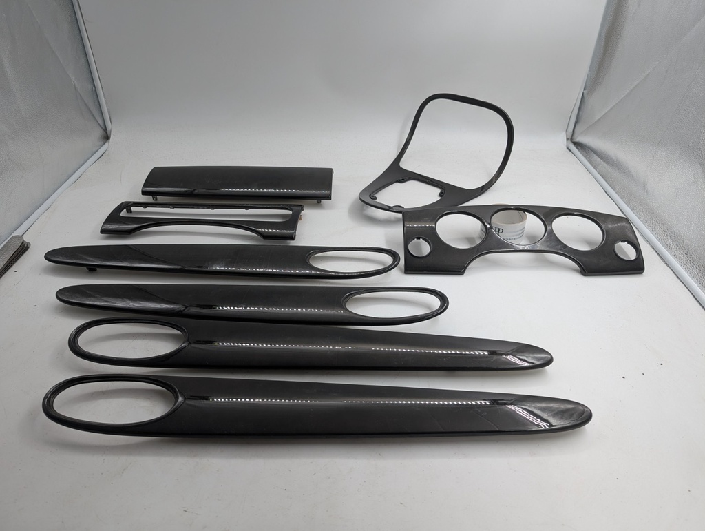 JAGUAR XJ8 X308 XJR BIRDS EYE MAPLE WOOD VENEER INTERIOR FASCIA CONSOLE CAPPING