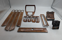 JAGUAR XJ12 XJ40 XJ81 WALNUT WOOD SET VENEER FASCIA DASH SKI SLOPE CAPPINGS SWB