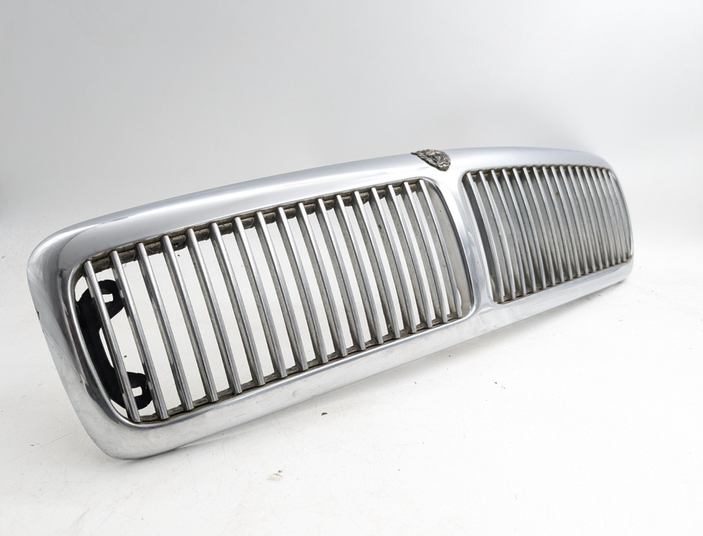 JAGUAR XJ6 X300 BONNET CHROME RADIATOR GRILL FRONT PANEL FULL METAL SURROUND