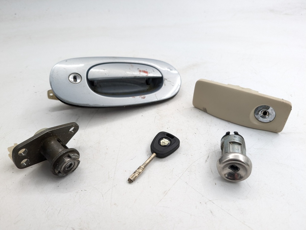 LOCK SET JAGUAR XK8 X300 X308 WITH KEY BOOT DOOR IGNITION GLOVE BOX HANDLE