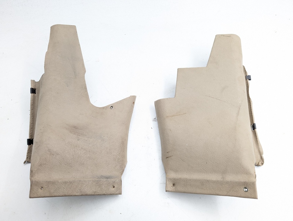 JAGUAR LHD XJS FOOTWELL KICK PLATE TRIM INTERNAL FINISHER COVERS DOESKIN AEE