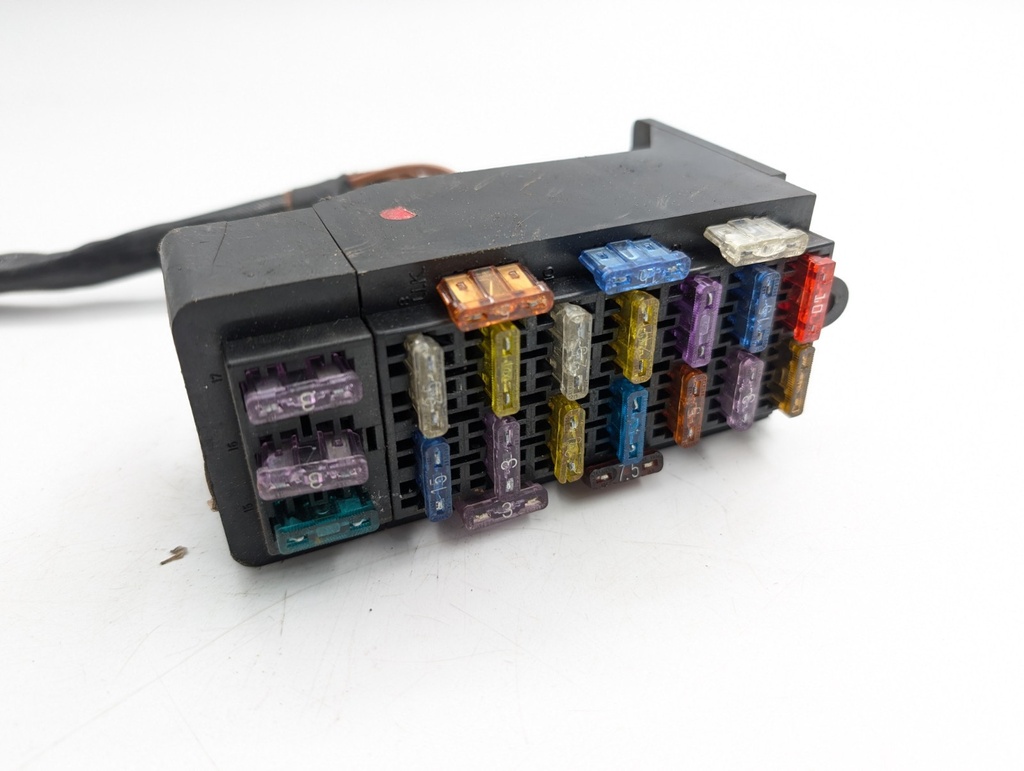 JAGUAR XJ6 XJ12 XJ40 EARLY FUSE BOX COVER BLACK PLASTIC CASING FUSE HOUSING WIRE