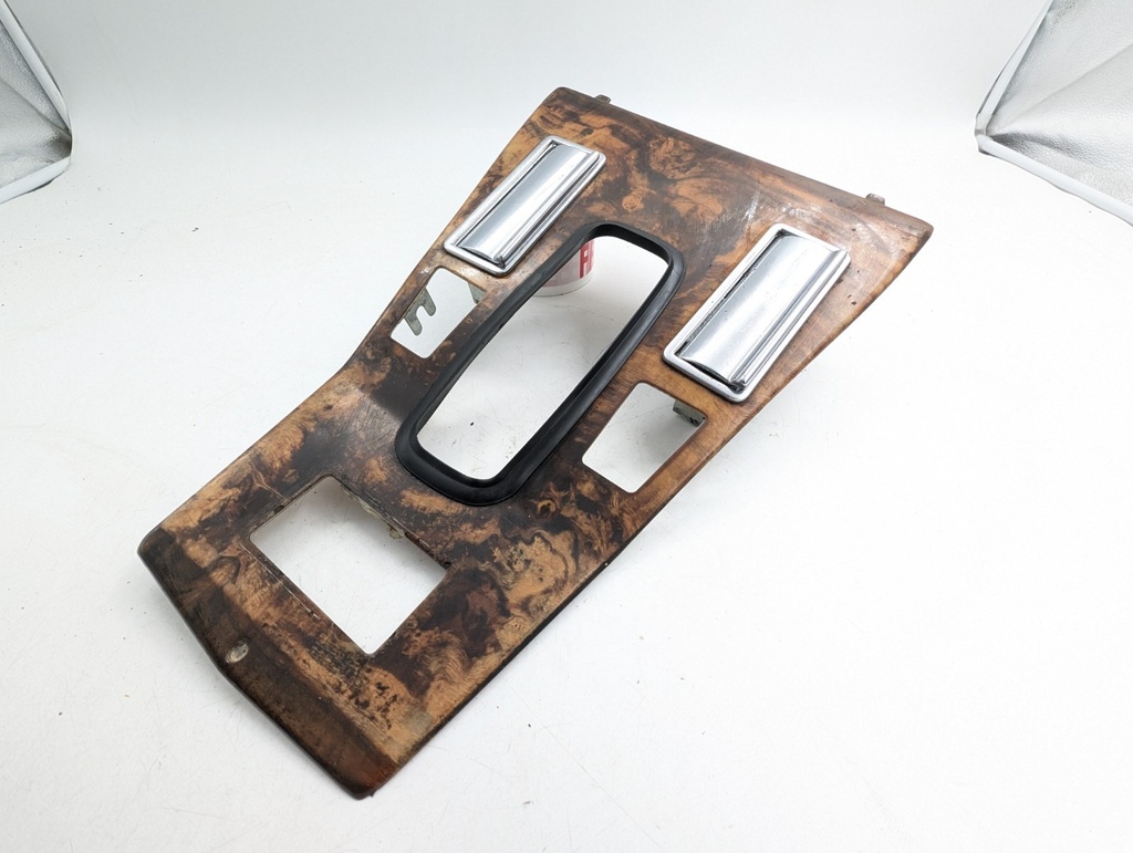 AUTOMATIC CENTRAL SKI SLOPE JAGUAR XJS FACELIFT CONSOLE COVER CONTROL WOOD VINYL