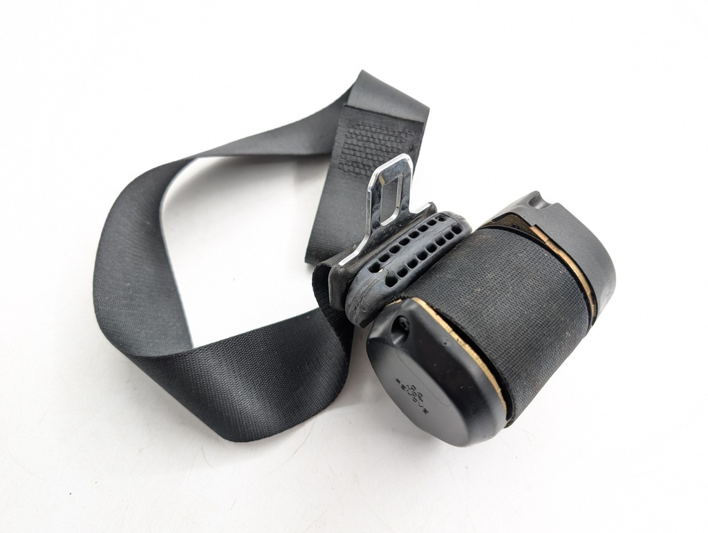 JAGUAR XJS LATE PRE FACELIFT FRONT SEAT BELT BLACK SQUARE ANCHOR BUCKLE