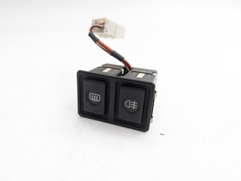 HEATED REAR WINDOW FOG LAMP SWITCH JAGUAR XJS FACELIFT TWIN CONTROLS DAC11171