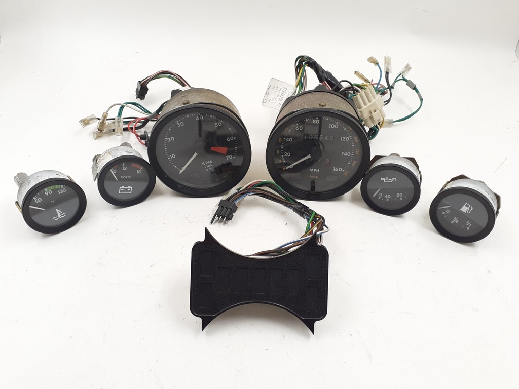 JAGUAR XJ SERIES 3 SPEED REV COUNTER FUEL TEMP DIAL CONTROL DISPLAY LEVEL ENGINE