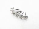 SET OF 6 10MM HEAD BODY TRIM POP RIVETS