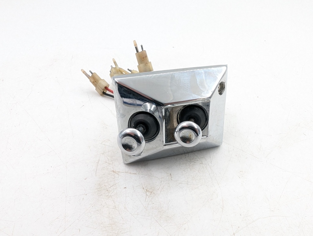 JAGUAR XJS COUPE CONVERTIBLE WING MIRROR ADJUSTMENT CHROME TOGGLE SWITCH DAC2648