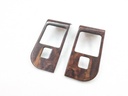 JAGUAR XJ6 XJ12 X300 SET REAR DOOR SWITCH SURROUND WALNUT WOOD VENEER FASCIA