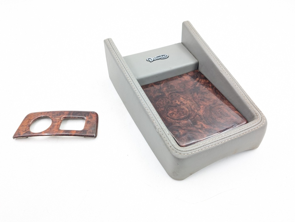 JAGUAR DAIMLER XJ6 XJ12 XJ40 REAR CENTRE CONSOLE EXTENSION VENEER WOOD