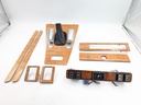 MANUAL WOOD SET XJS ELM WOOD RHD FACIA DASH PANELS SKI RAMP DOOR TRIM CENTRE