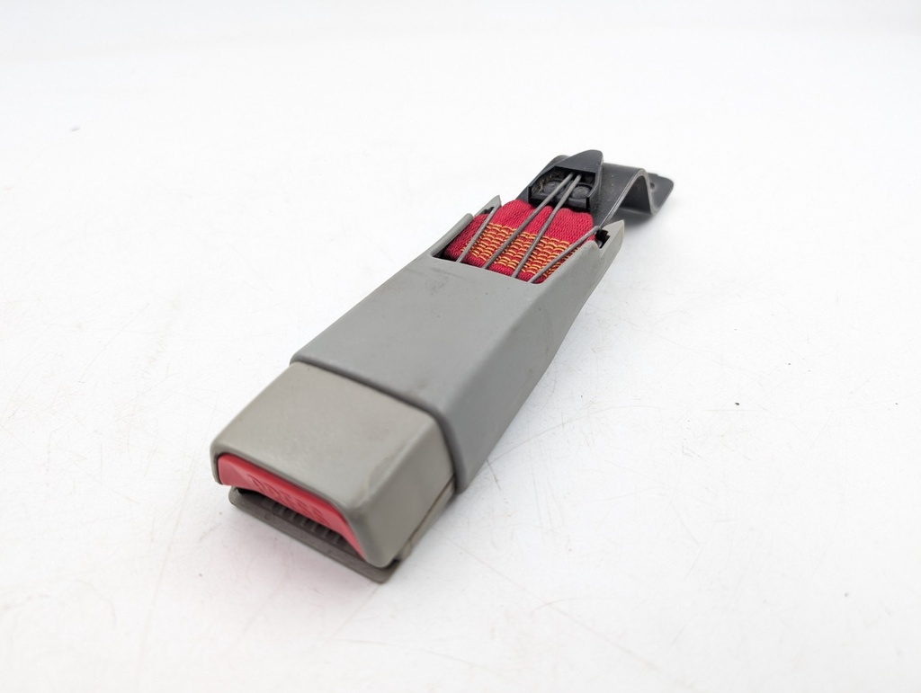 JAGUAR X300 NIMBUS GREY FRONT PASSENGER SEAT BELT BUCKLE RELEASE CATCH RESTRAINT