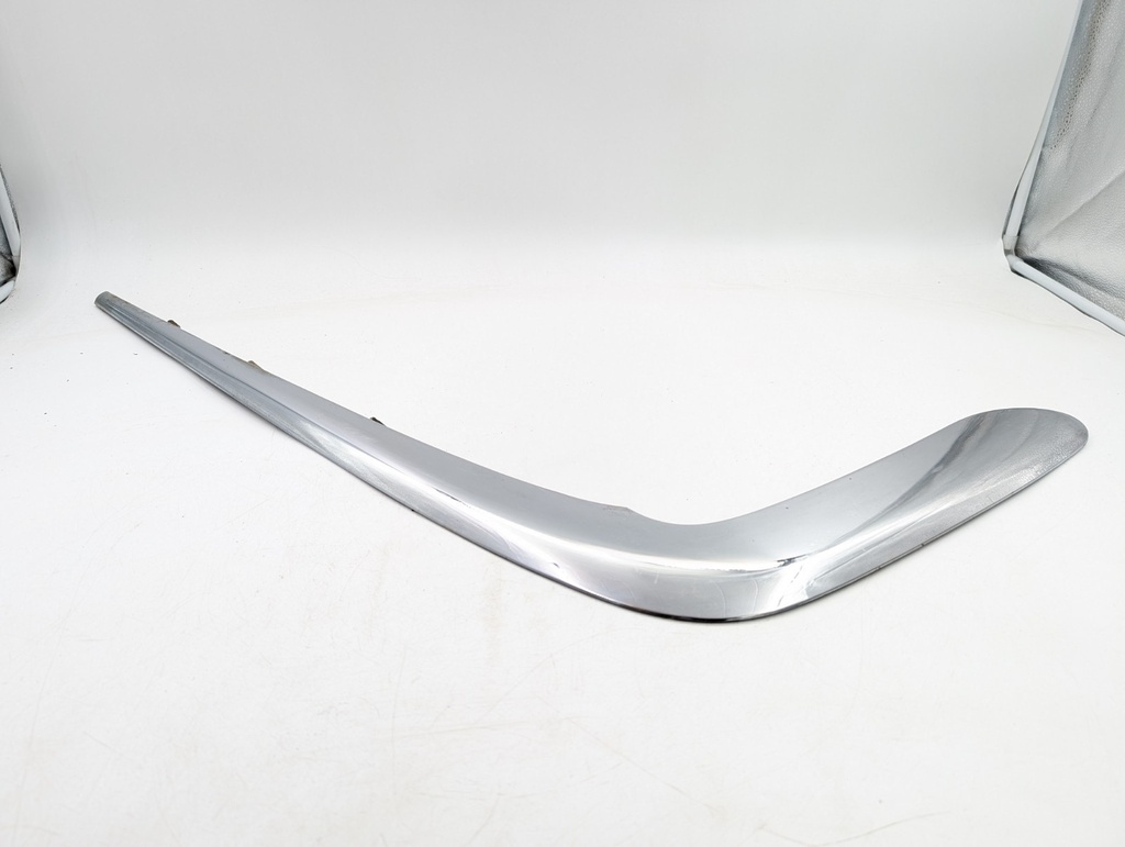 JAGUAR XJ8 X308 XJR REAR LEFT NEARSIDE CORNER BUMPER CHROME TRIM BLADE COVER