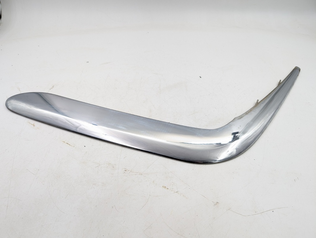 JAGUAR XJ8 X308 XJR FRONT LEFT NEARSIDE CORNER BUMPER CHROME TRIM BLADE COVER