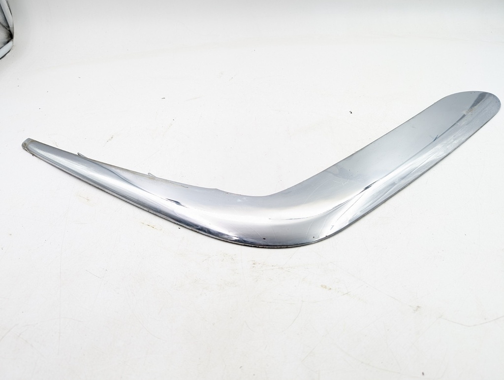 JAGUAR XJ8 X308 XJR FRONT RIGHT OFFSIDE CORNER BUMPER CHROME TRIM BLADE COVER