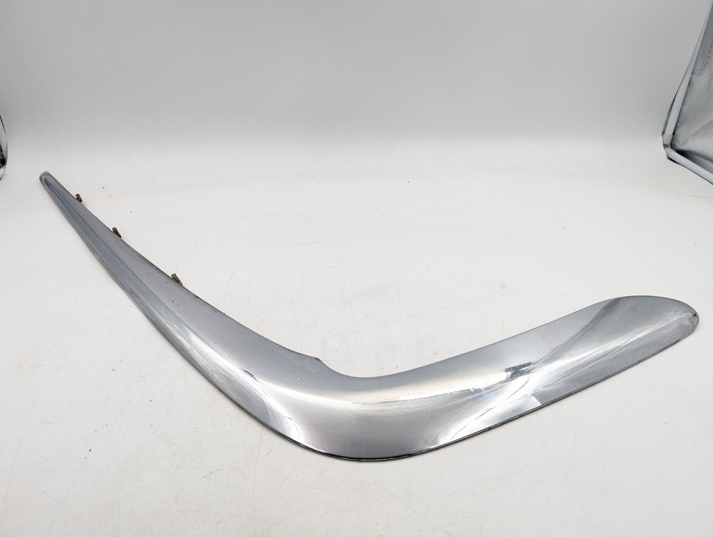 JAGUAR XJ8 X308 XJR REAR LEFT NEARSIDE CORNER BUMPER CHROME TRIM BLADE COVER