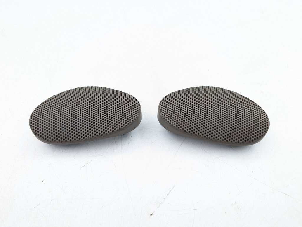 JAGUAR XK8 FASCIA LOUDSPEAKER TWEETER SABLE COVERS MESH TRIM PAIR LEFT RIGHT