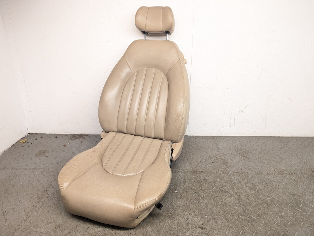 FRONT LEATHER LEFT PASSENGER SEAT JAGUAR 2000-2006 LATE XK8 XKR X100 CAHMERE